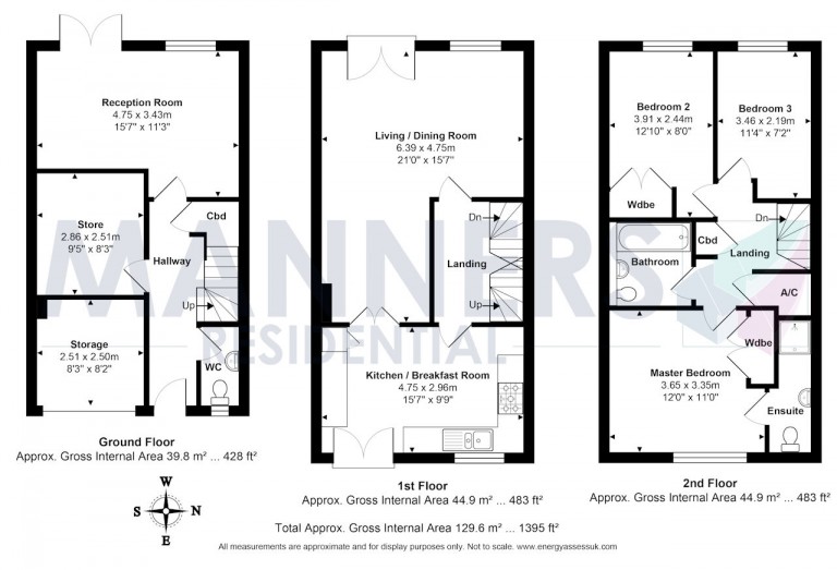 Floorplans For Knaphill, Woking