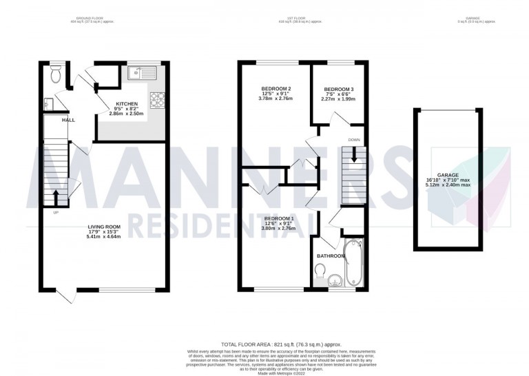 Floorplans For The Larches, Woking