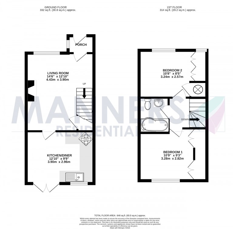 Floorplans For West End, Woking