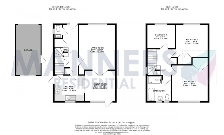 Floorplans For Knaphill, Woking