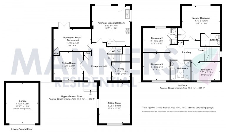 Floorplans For College Lane, Woking