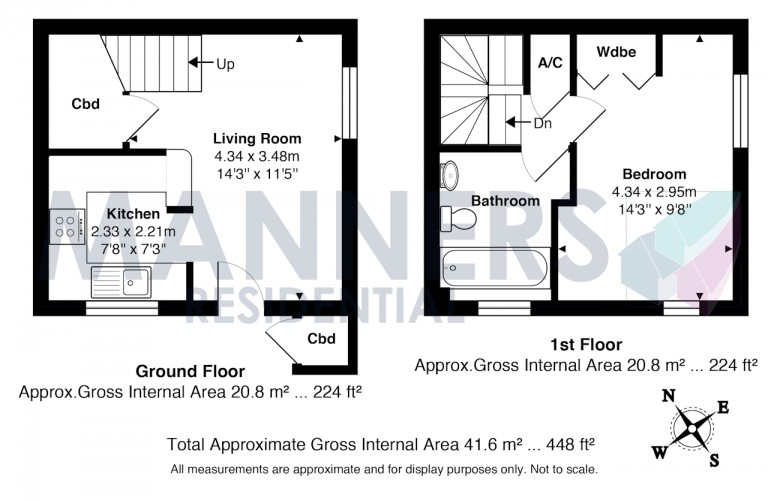 Floorplans For Hawkswell Close, Woking