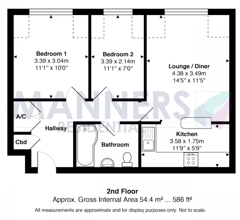 Floorplans For Broomhall Road, Woking