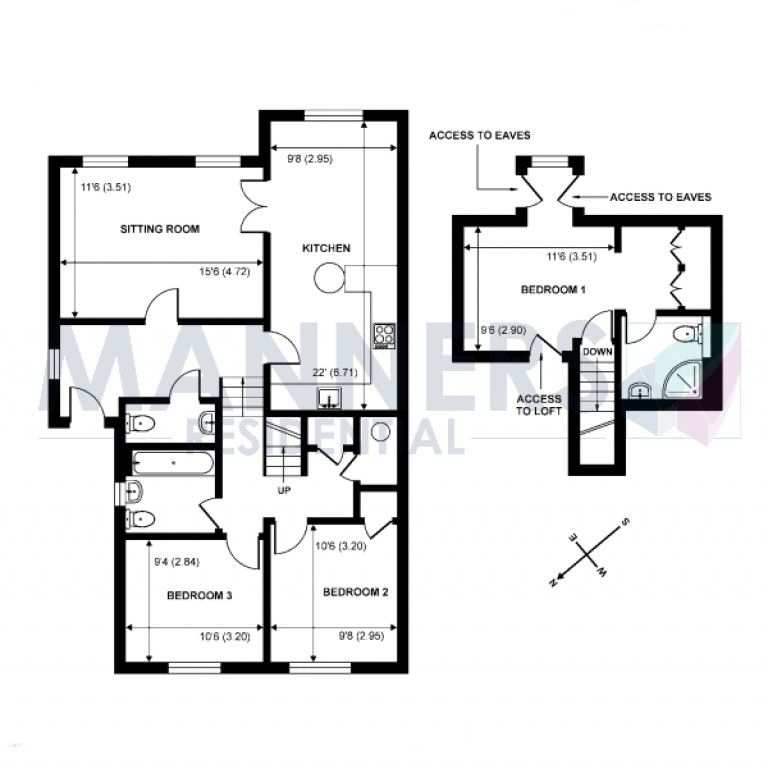 Floorplans For Hook Heath, Woking