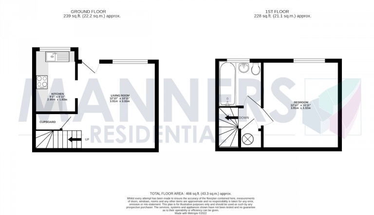 Floorplans For Knaphill, Woking