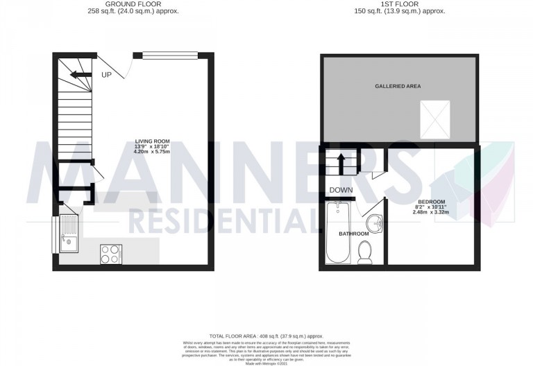 Floorplans For Willowmead Close, Woking