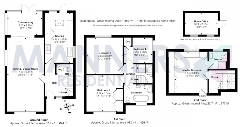 Floorplans For Cavendish Road, Woking