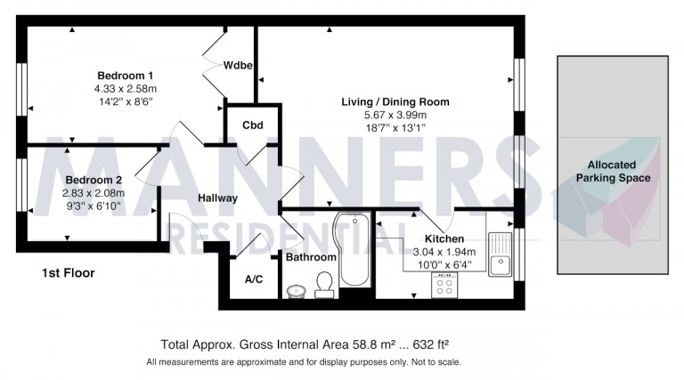 Floorplans For Knaphill, Woking