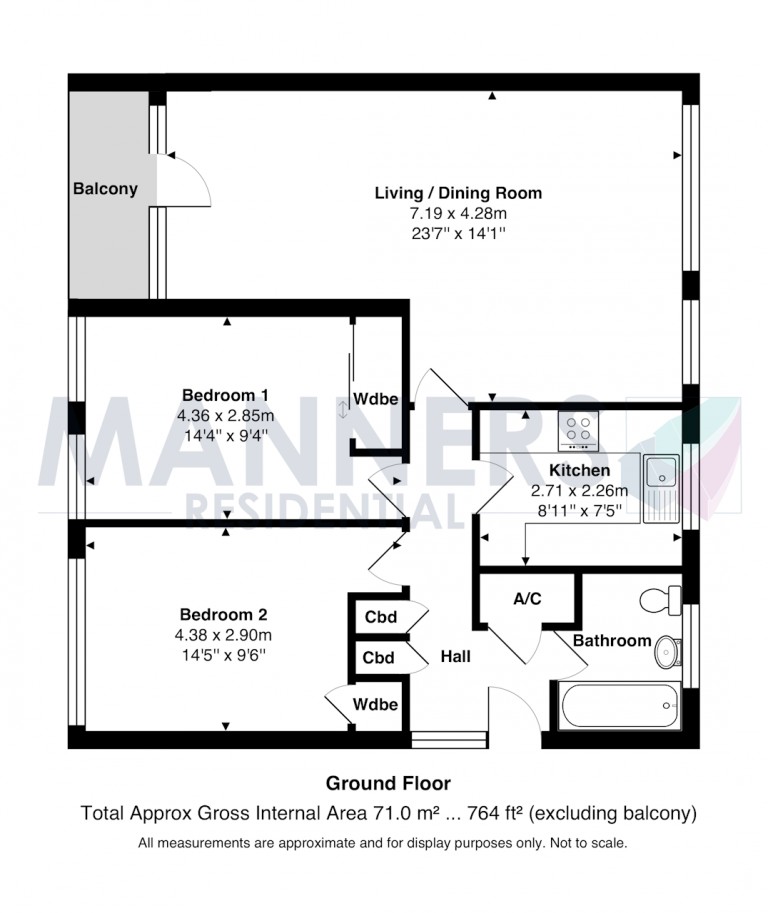 Floorplans For Radstone Court, Woking