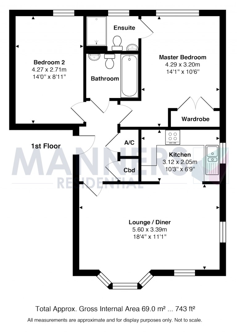 Floorplans For Oriental Road, Woking