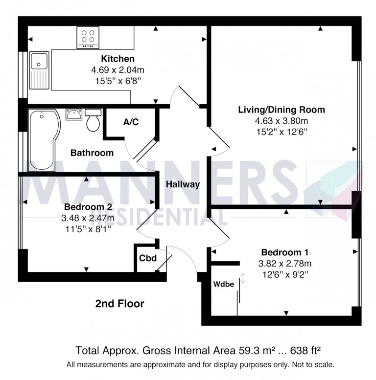 Floorplans For Davos Close, Woking